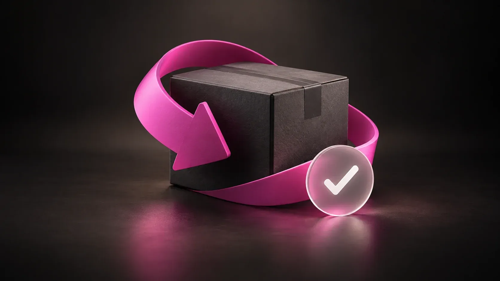 Illustration of IFG Returns & Withdrawals: a parcel and a circular arrow for handling returns.