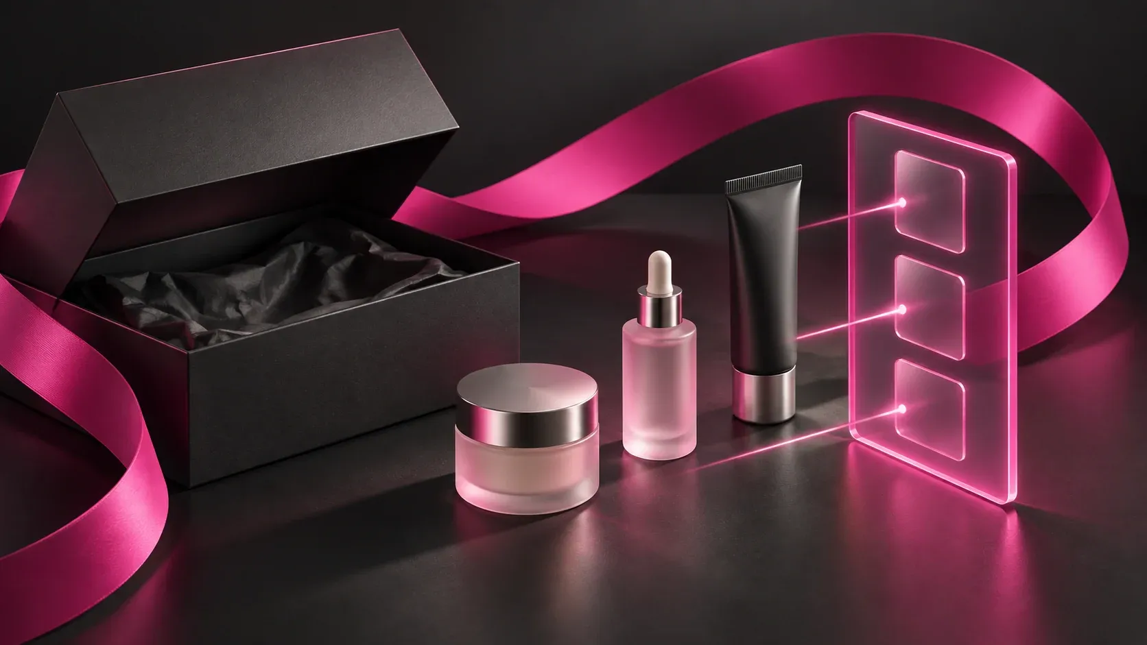 Illustrazione di IFG Build Your Box: un box e la selezione di prodotti nello storefront.