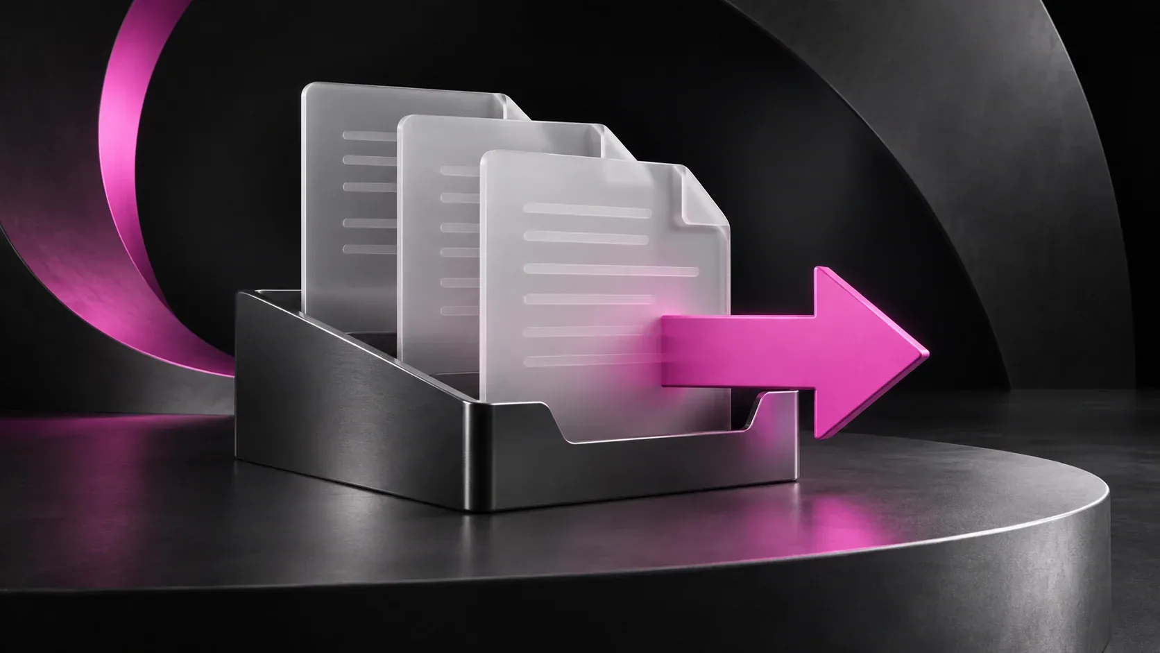 Illustration of IFG Registro dei Corrispettivi: documents and an export arrow.